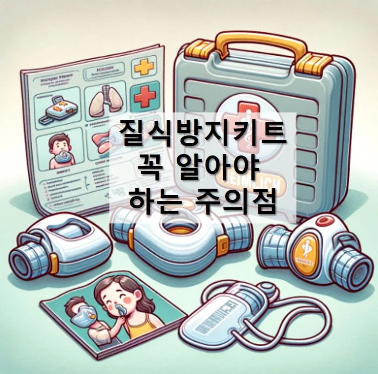 질식방지키트란 무엇이고 주의해야 할 사항