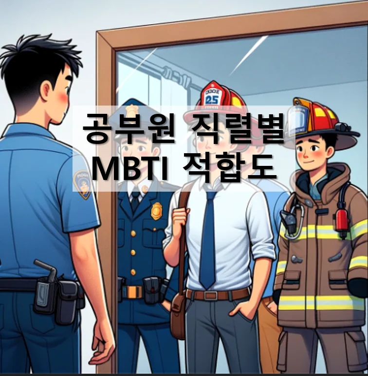공무원 직렬별 MBTI 궁합 안내