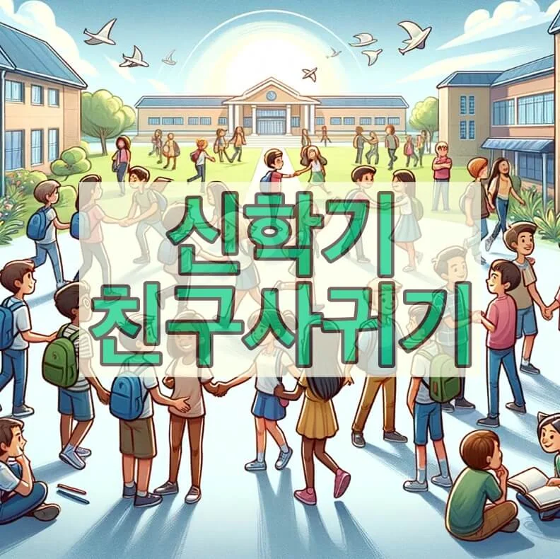 우리 아이들 새학기 적응하는 방법 친구사귀기, 주의할 점