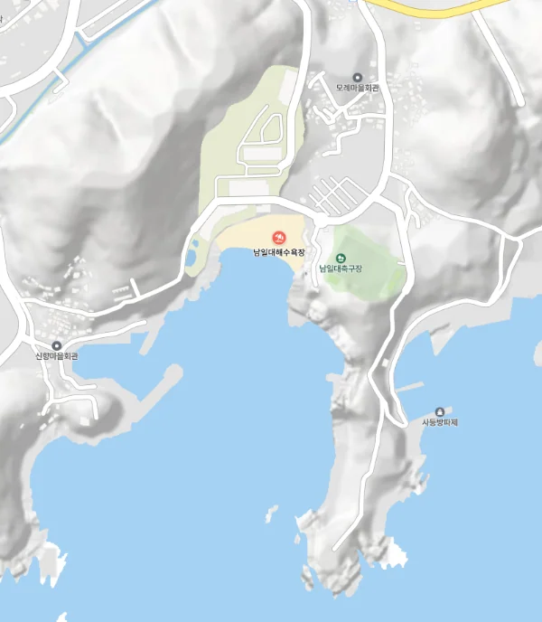 [세 아이와 행복여행] 남해 - 여름 휴가 2일차 섬농부의 마르쉐,남일대 해수욕장(해파리), 아르떼리조트, 풀빌라, 빙수만들기, 버블쇼