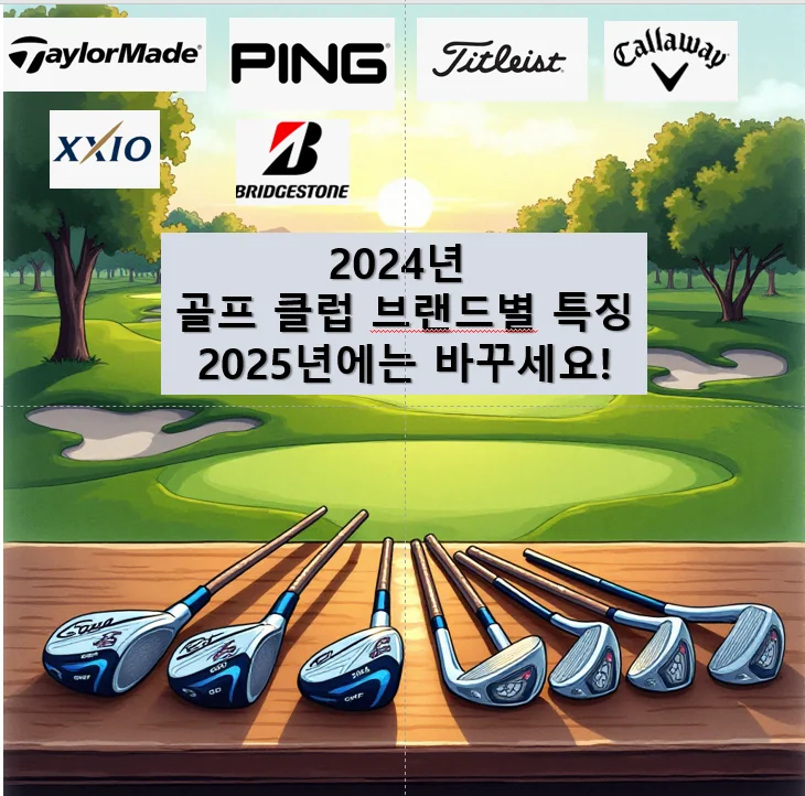 골프 클럽 브랜드별 특징 및 2024 정리